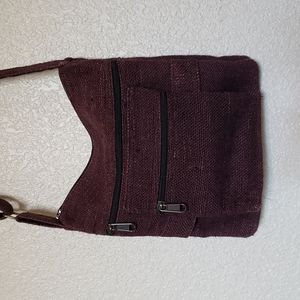 Preloved hemp crossbody bag